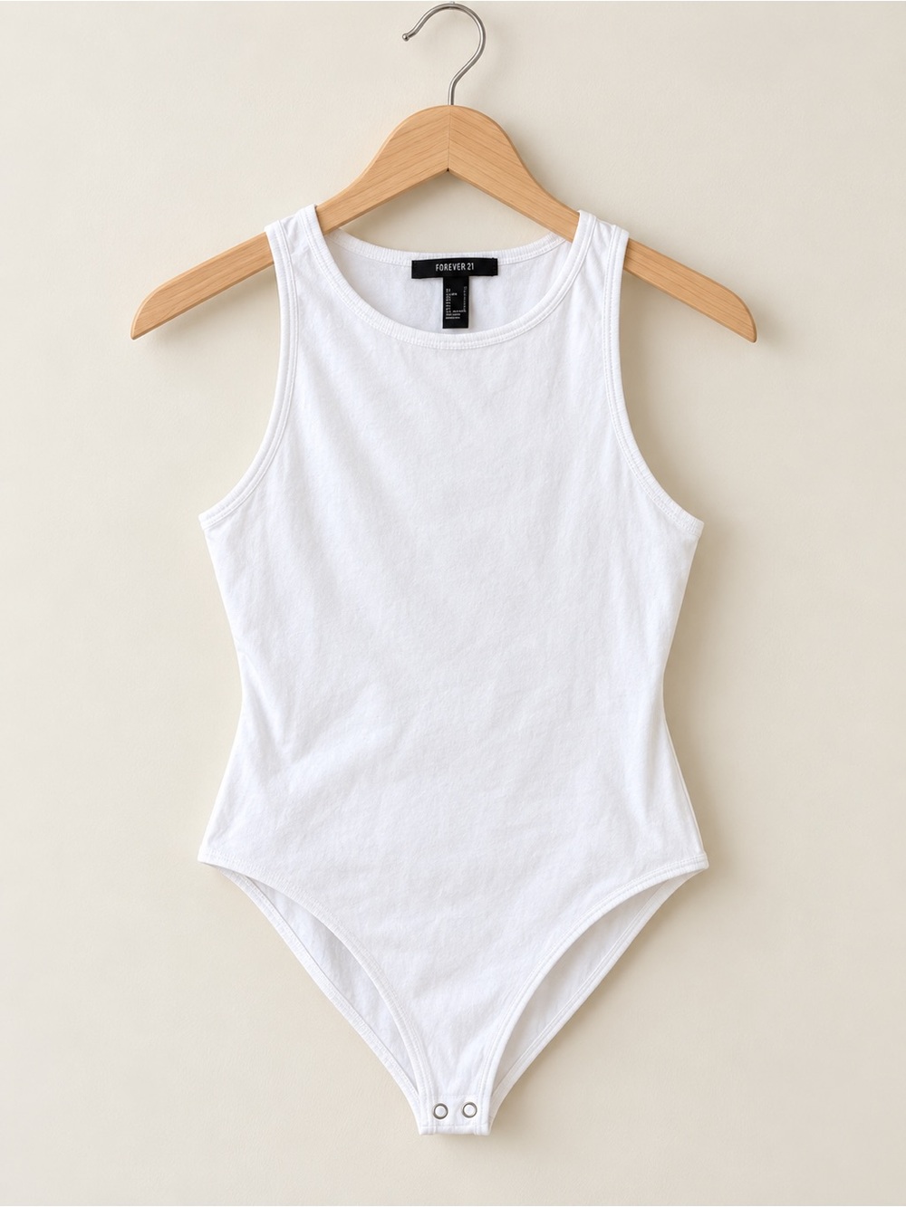 Forever 21 White Tank Bodysuit One-Piece for Kids